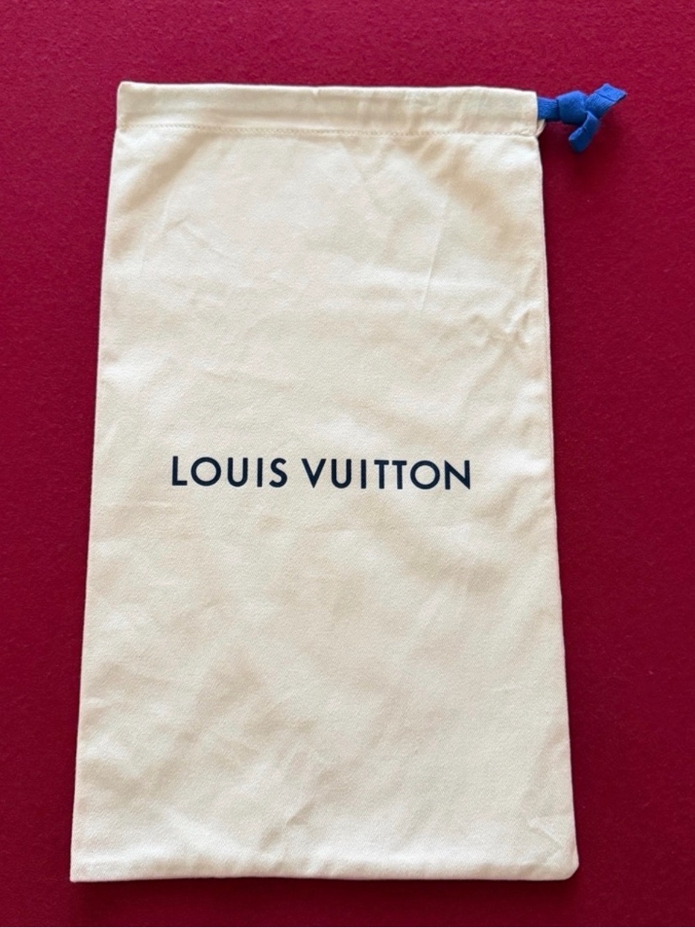 Louis Vuitton Cream Dust Bag